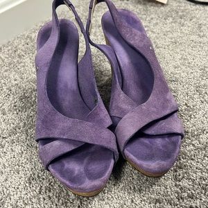 UGG cork hell wedges